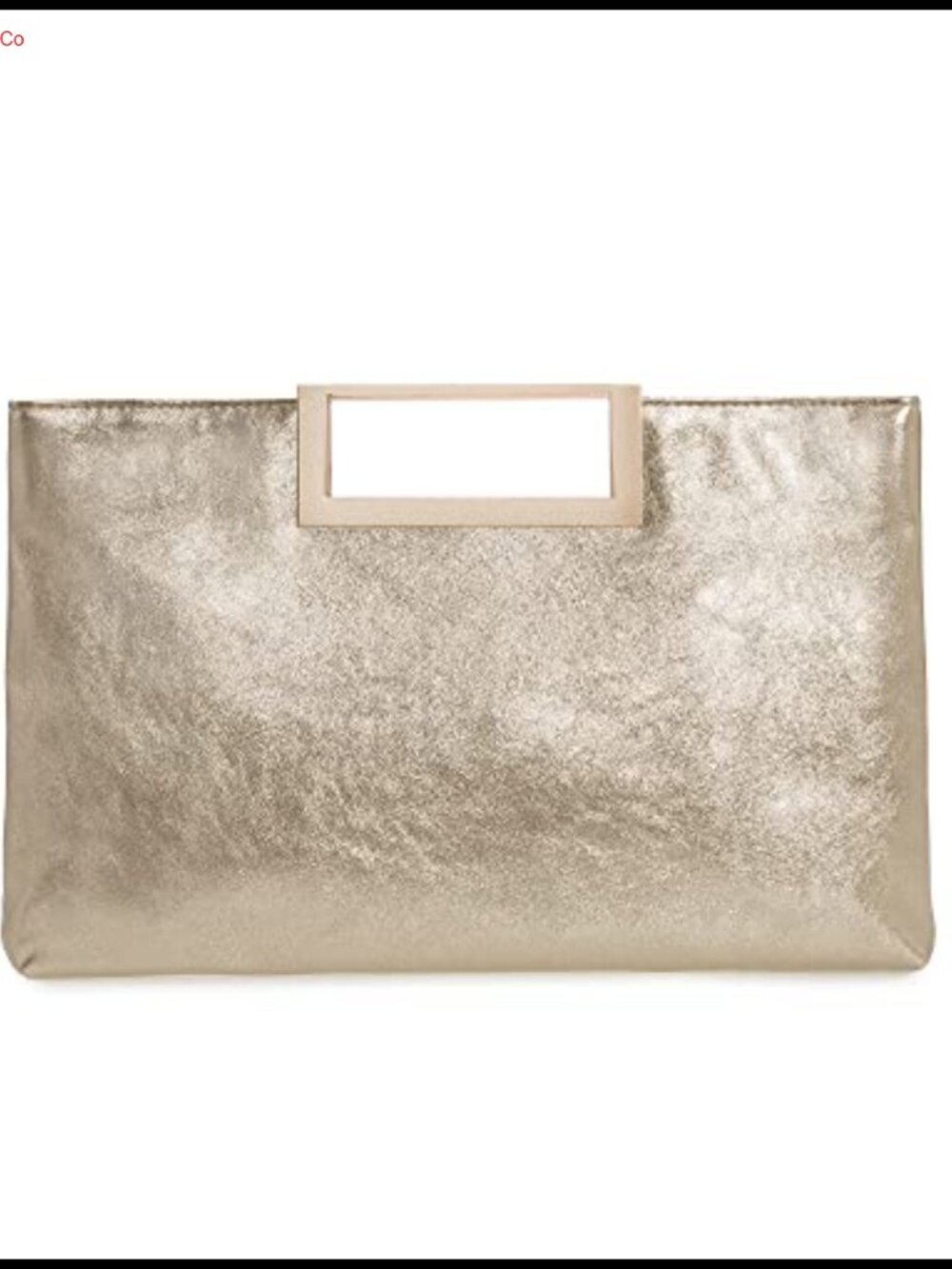 Vegan Leather Clutch Convertible Evening Bag Metal Handle Chain Strap